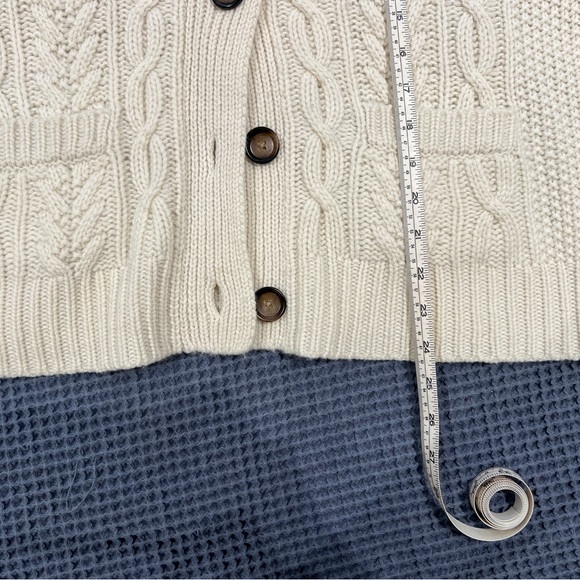 Ivory Amalie Cashmere Cardigan, Marea by Liz Joy Medium - Picture 6 of 7